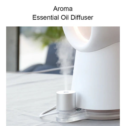 Blattloser USB-Luftbefeuchterventilator mit LED-Nachtlicht | Brehn