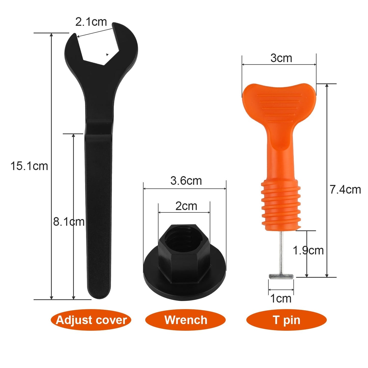 110/220Stück Fliesen Leveler Nivelliersystem Kits mit 4PCS Schraubenschlüssel | Brehn