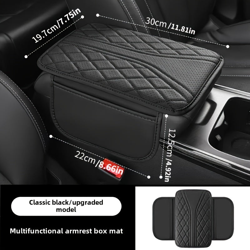 Auto Armlehnen-Organizer PU-Leder mit Tasche | Brehn