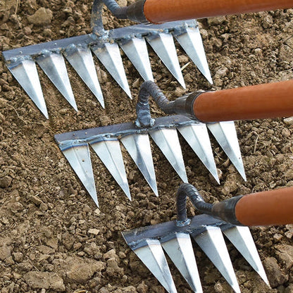 TuinGrijp Carbonstahl Unkrautgee geeigneter Rechen für Gartenpflege | Brehn