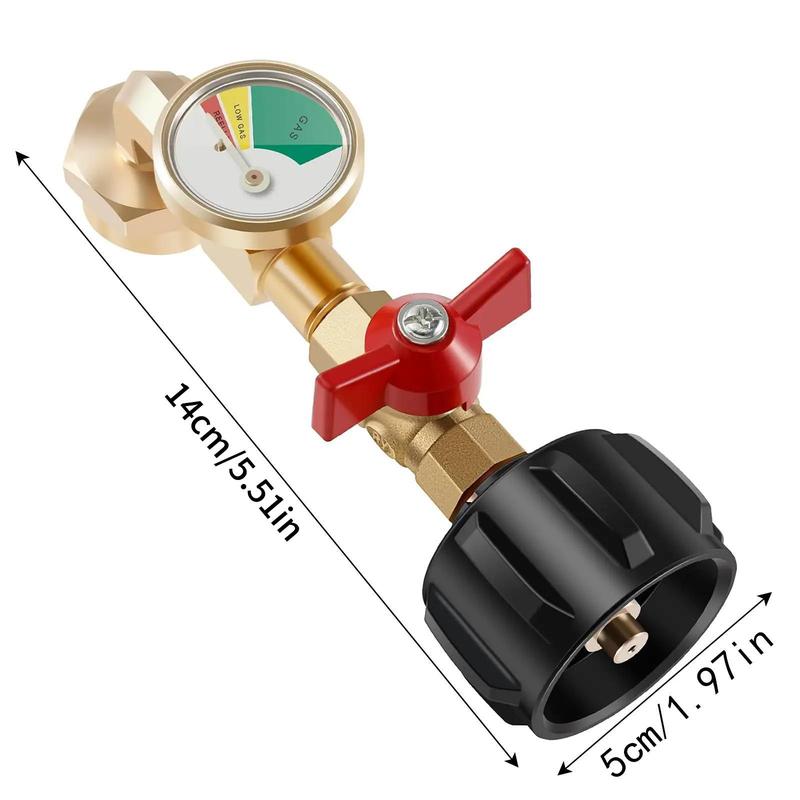 Brehn | Propan-Gas Nachfülladapter mit Ventil