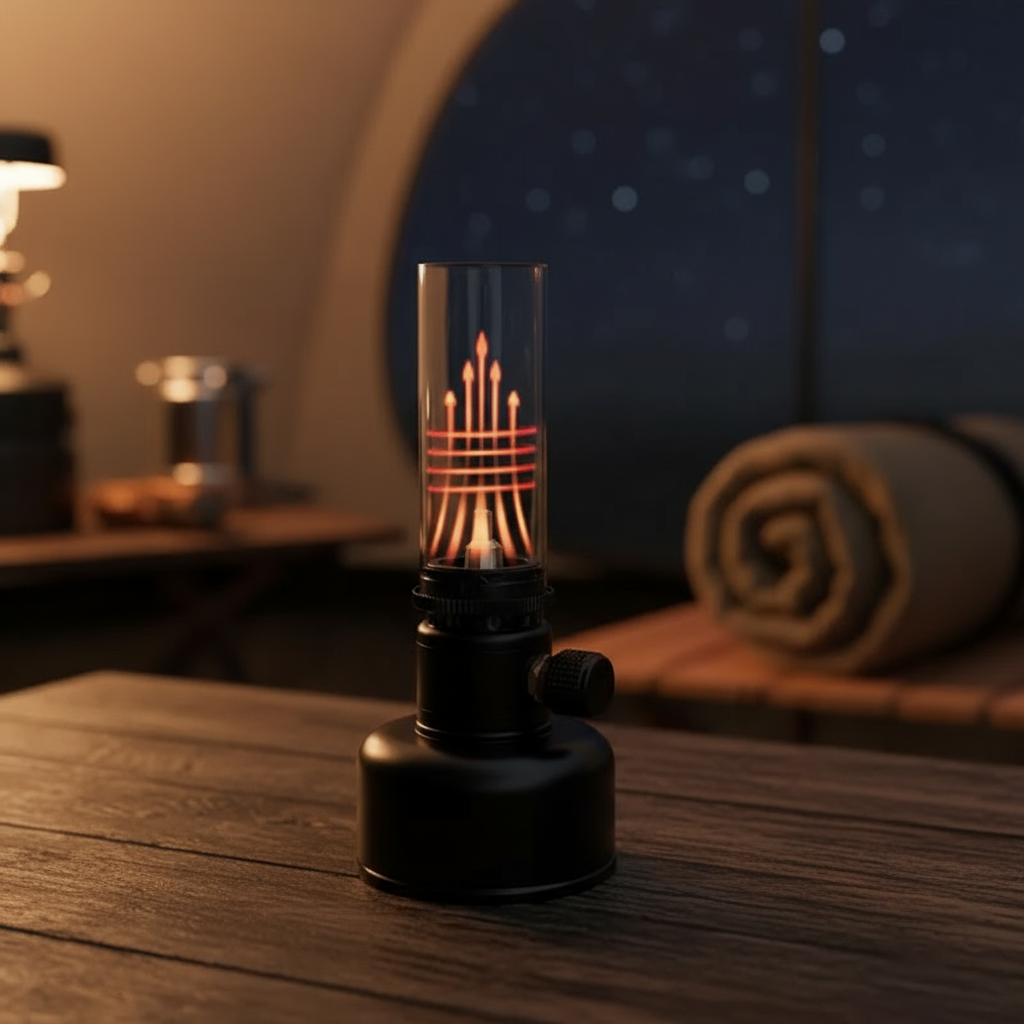 Brehn | Mini Gasflammen-Tischlampe