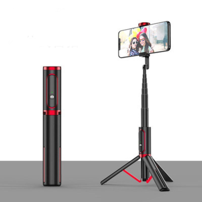 Brehn | Kompakter ausziehbarer Bluetooth-Selfie-Stick, mit stabilem Stativ und 360° drehbarem Design
