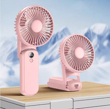 Neuer Handheld faltbarer wiederaufladbarer Mini Ventilator | Brehn