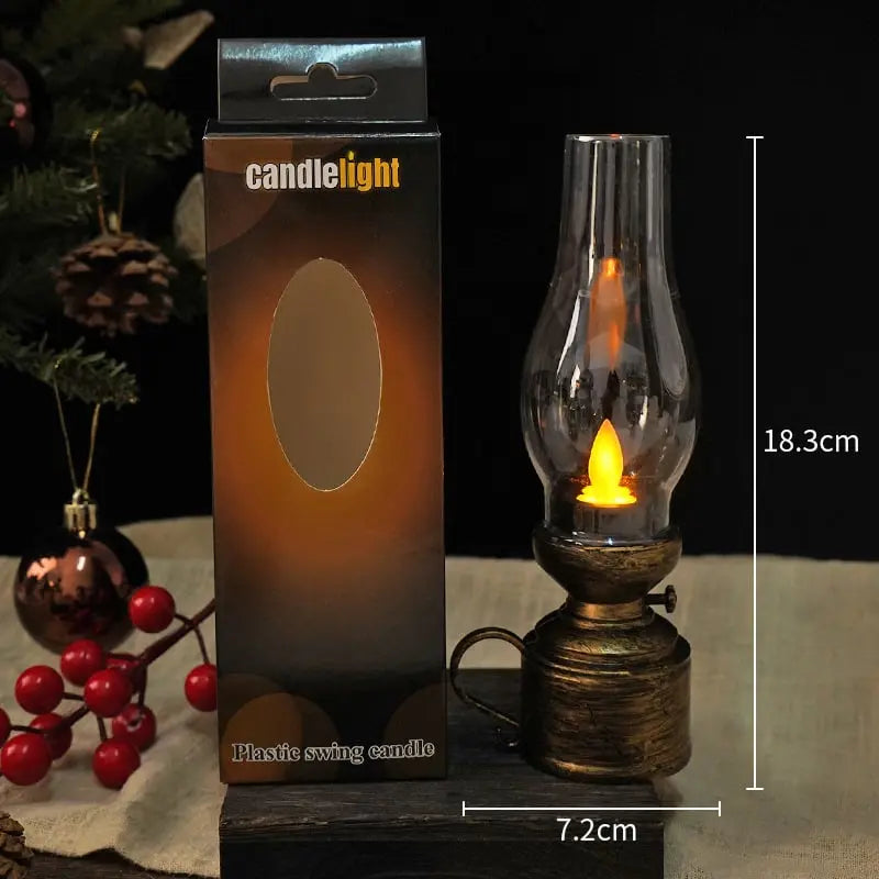 GlowHaven LED-Laterne — Genieße sorgenfreie Gemütlichkeit mit authentischem Kerzenschein überall! | Brehn
