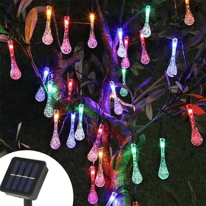 8 Modi Wasser Tropfen Solar Lichter | Brehn