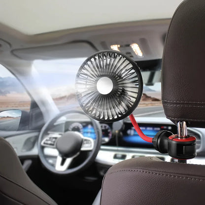 Multidirektionaler Auto Rücksitz Ventilator | Brehn
