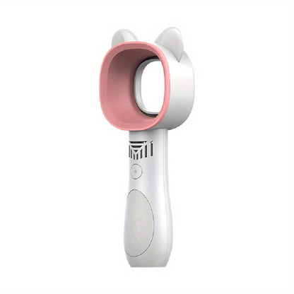 1 Stück USB wiederaufladbarer bladeless Handheld Ventilator - Tragbarer mini Tischventilator mit 3 Geschwindigkeiten für Reisen, Camping, Büro und Raumnutzung | Brehn