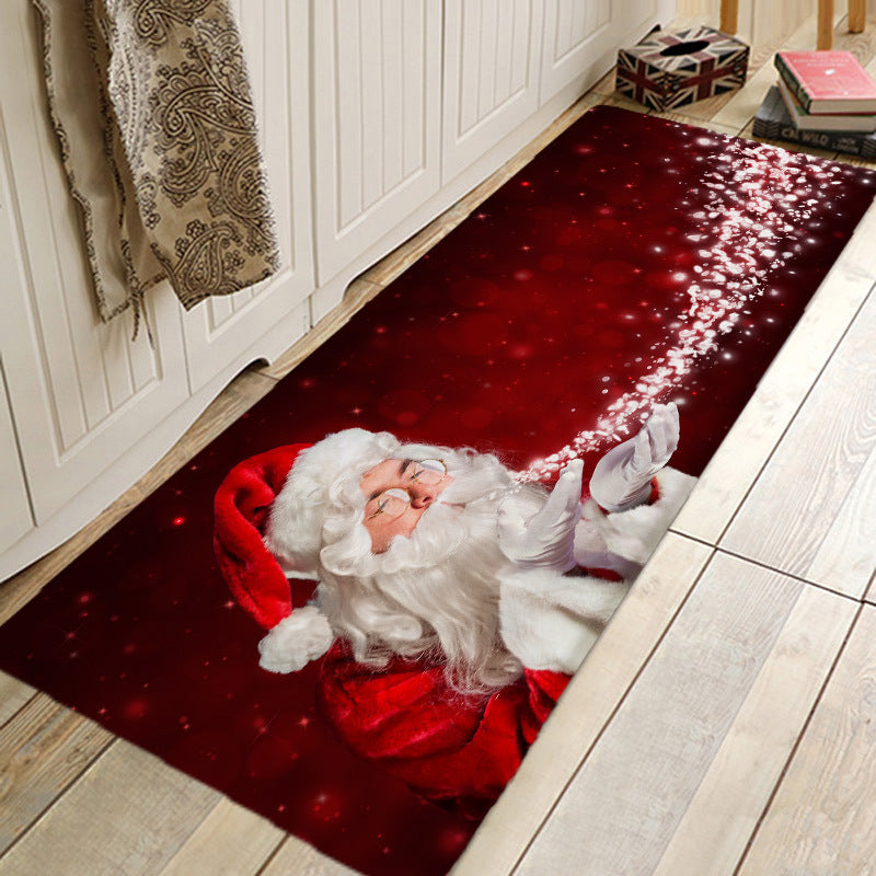 Brehn | Santa Claus Flanell Absorbierende Fußmatte