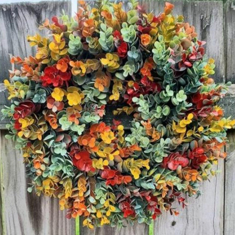 Brehn | Farbe Eukalyptus Girlande Punkt Herbst Simulation Blumen Girlande Szenenlayout