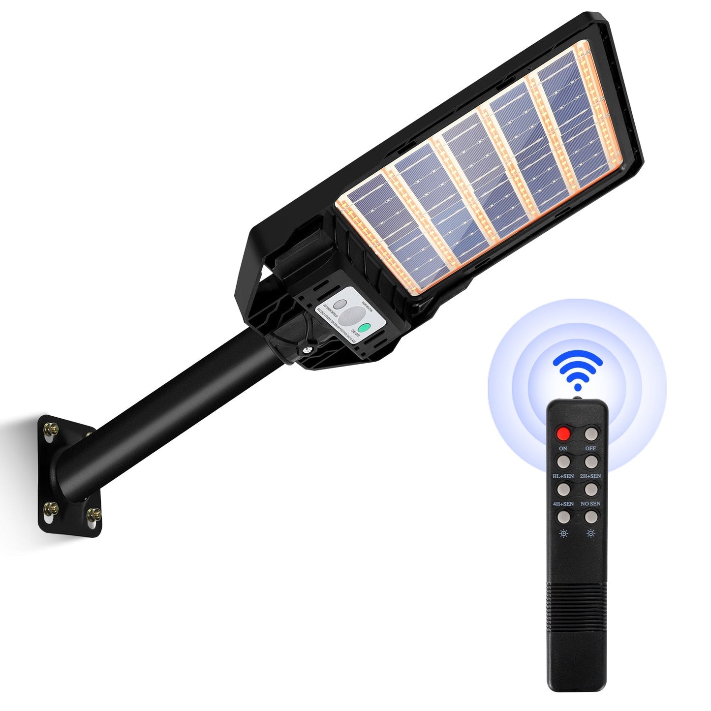 Solarlampe Straßenlaterne mit Bewegungssensor 300W/400W | Brehn