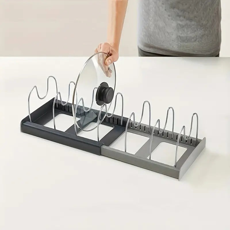 NeatStack Kochgeschirr Organizer Verstellbarer platzsparender Stauraum | Brehn