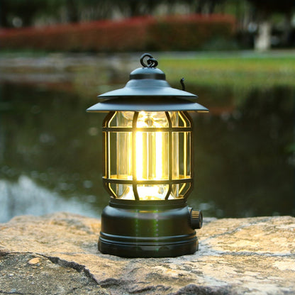 RetroGlow Lampe – Dimmbares Aufladbares LED Außenbeleuchtung | Brehn