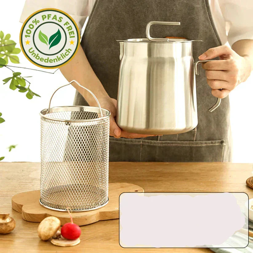Brehn | Kompakte runde Fritteuse – SnackMaster Pro