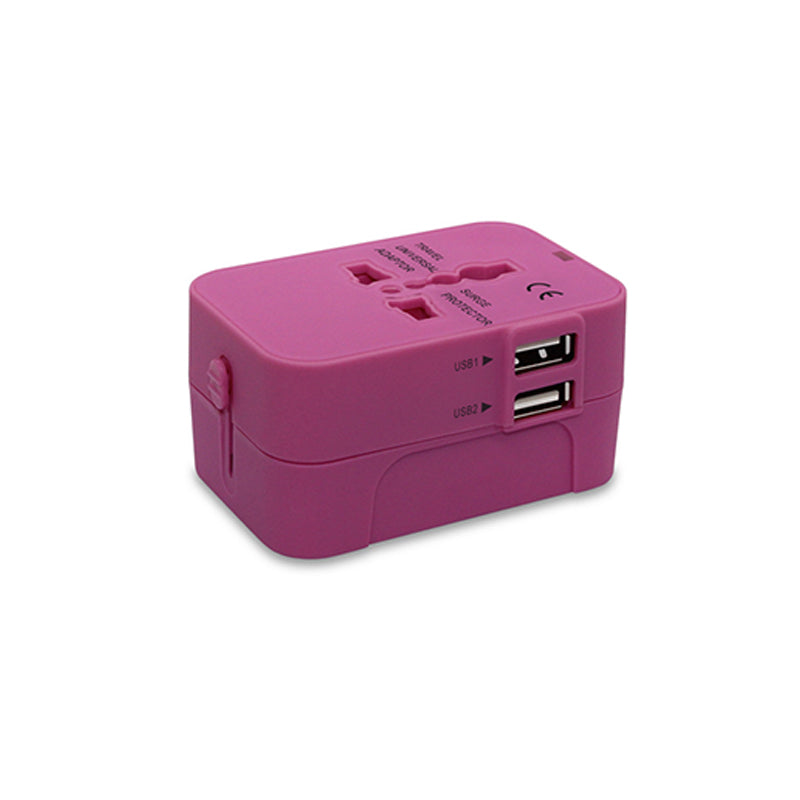 Universeller Reiseadapter mit dualen USB-Anschlüssen | Brehn