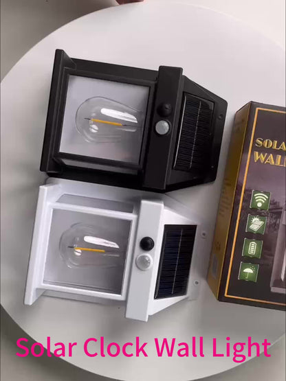 SolarGlow Wandlampe - Solarenergie Bewegungsmelder LED | Brehn