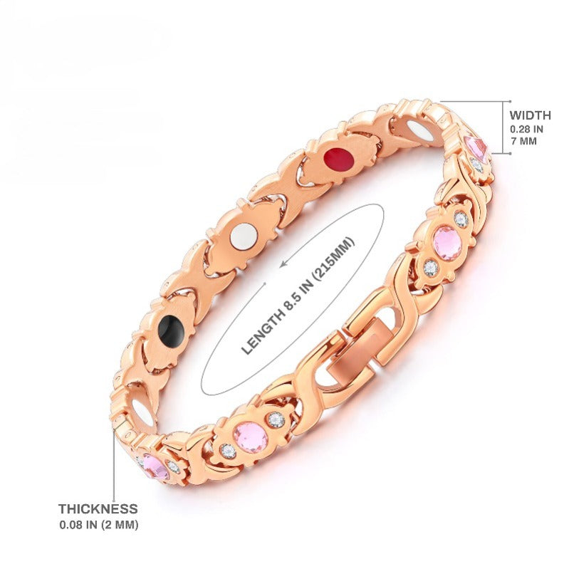 Brehn | Roségold Magnetarmband