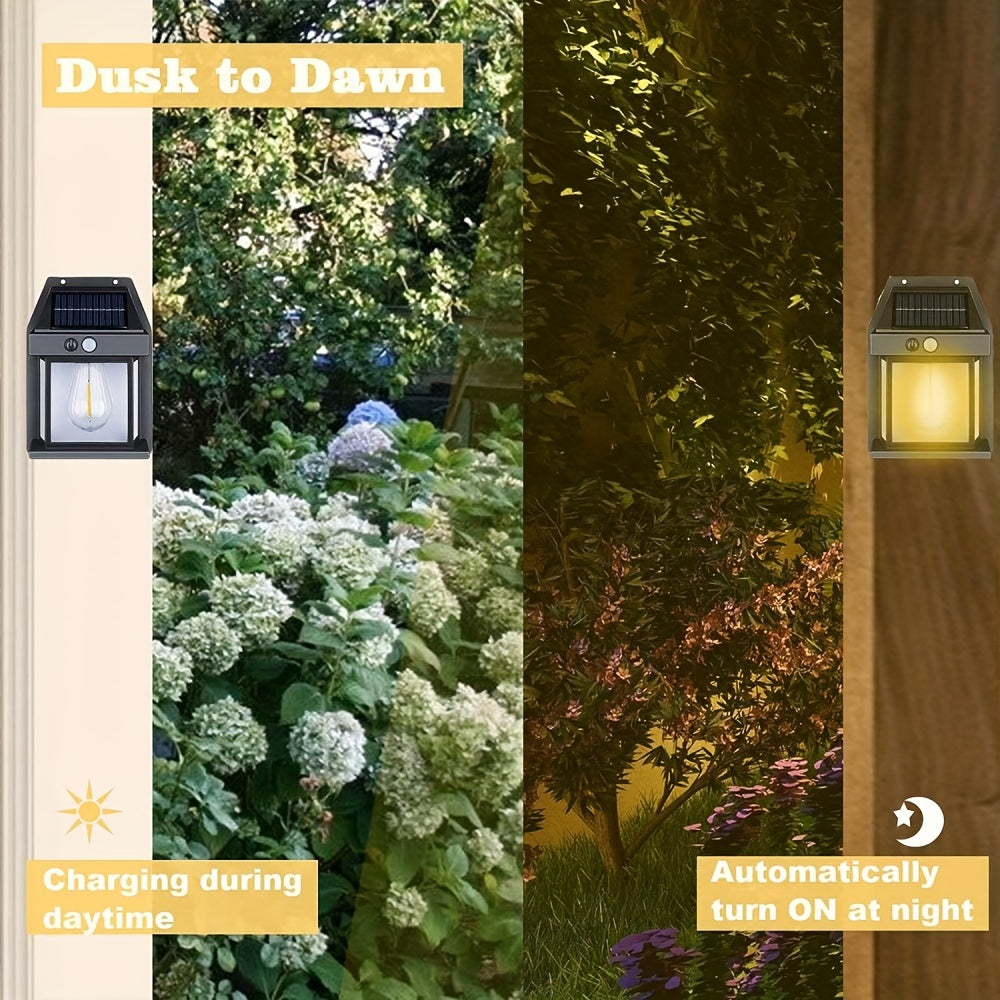 SolarGlow Wandlampe - Solarenergie Bewegungsmelder LED | Brehn