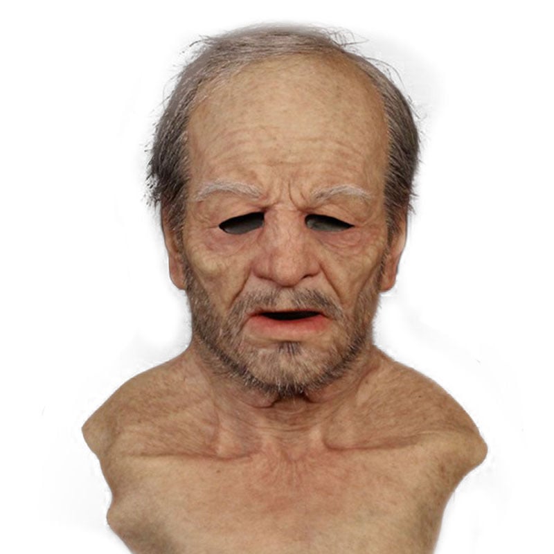 MaskEnigma Halloween Realistische Verkleidung für ältere Menschen
