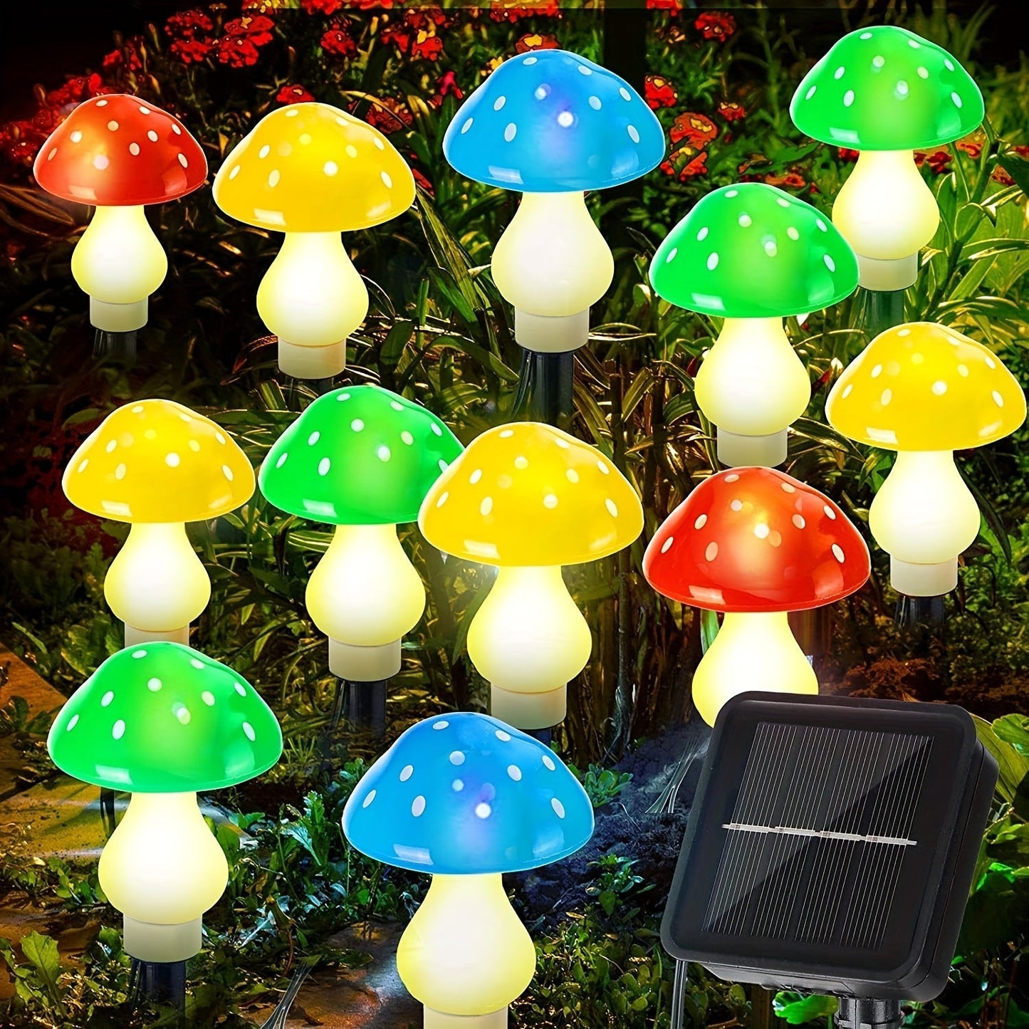 SolarGlow Lampe - Energiesparende Gartenbeleuchtung mit 8 Modi | Brehn