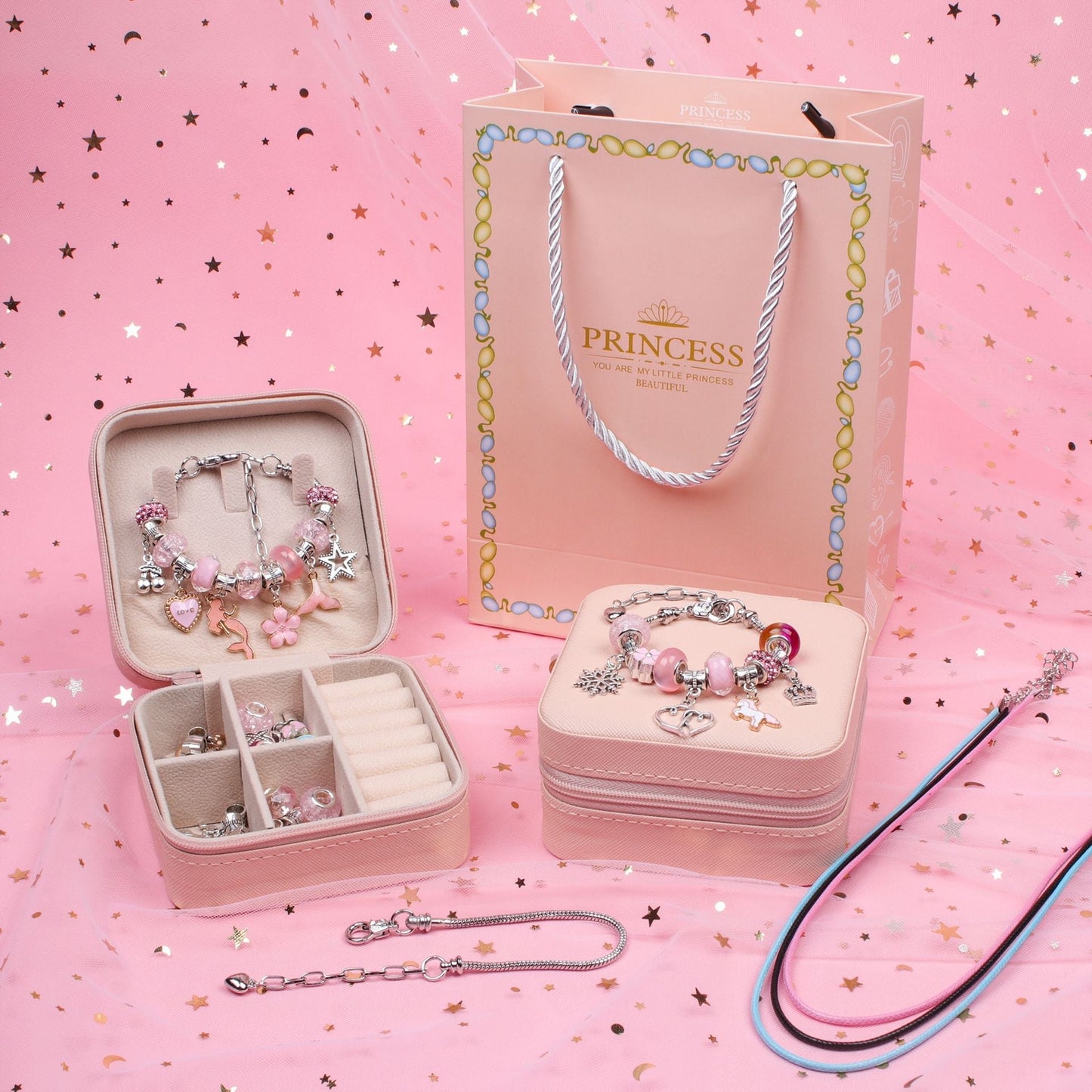 Mädchen Charm Armband Bastelset