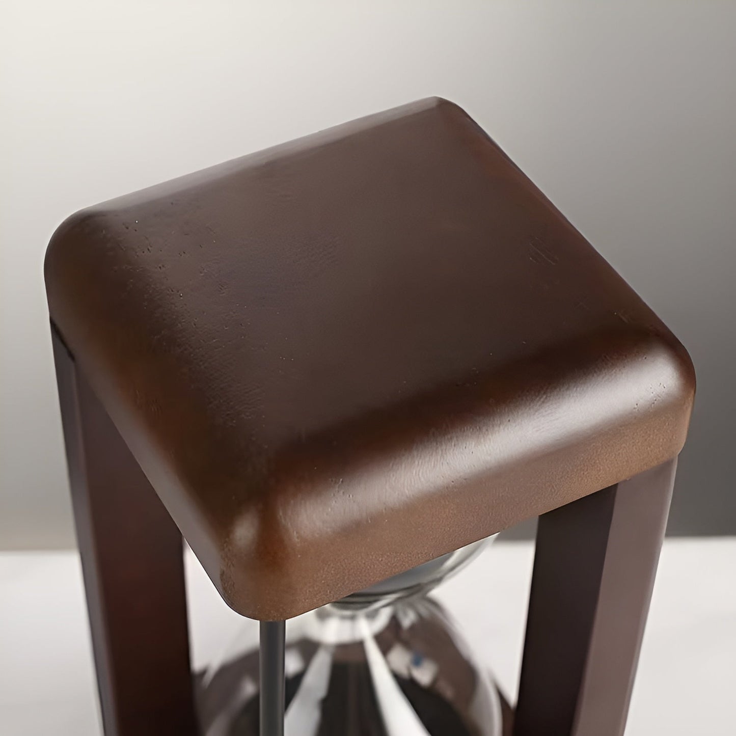 Sanduhr aus Holz, 30 Minuten – Massivholzrahmen & dekorativ | Ideal für Büro und Zuhause