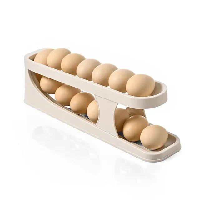 Eierlagerbox Automatisches Scroll-Ei-Halter Eierlagerregal | Brehn