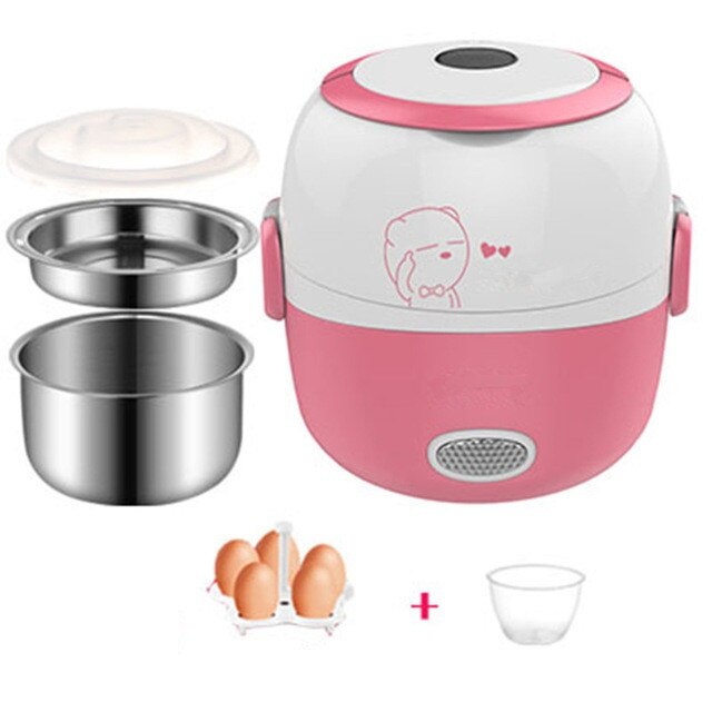 SteamMate Elektrische Lunchbox – Kochen, Dämpfen & Warmhalten – 1 l – 200 W