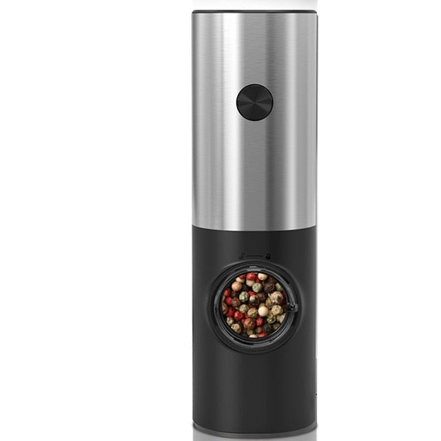 Elektrische automatische Mühle Pfeffer und Salz Grinder mit LED Licht | Brehn