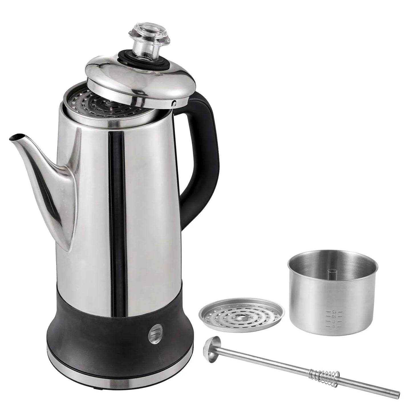 Elektrische Kaffeekanne Edelstahl Kaffeekanne mit Warmhaltefunktion | Brehn