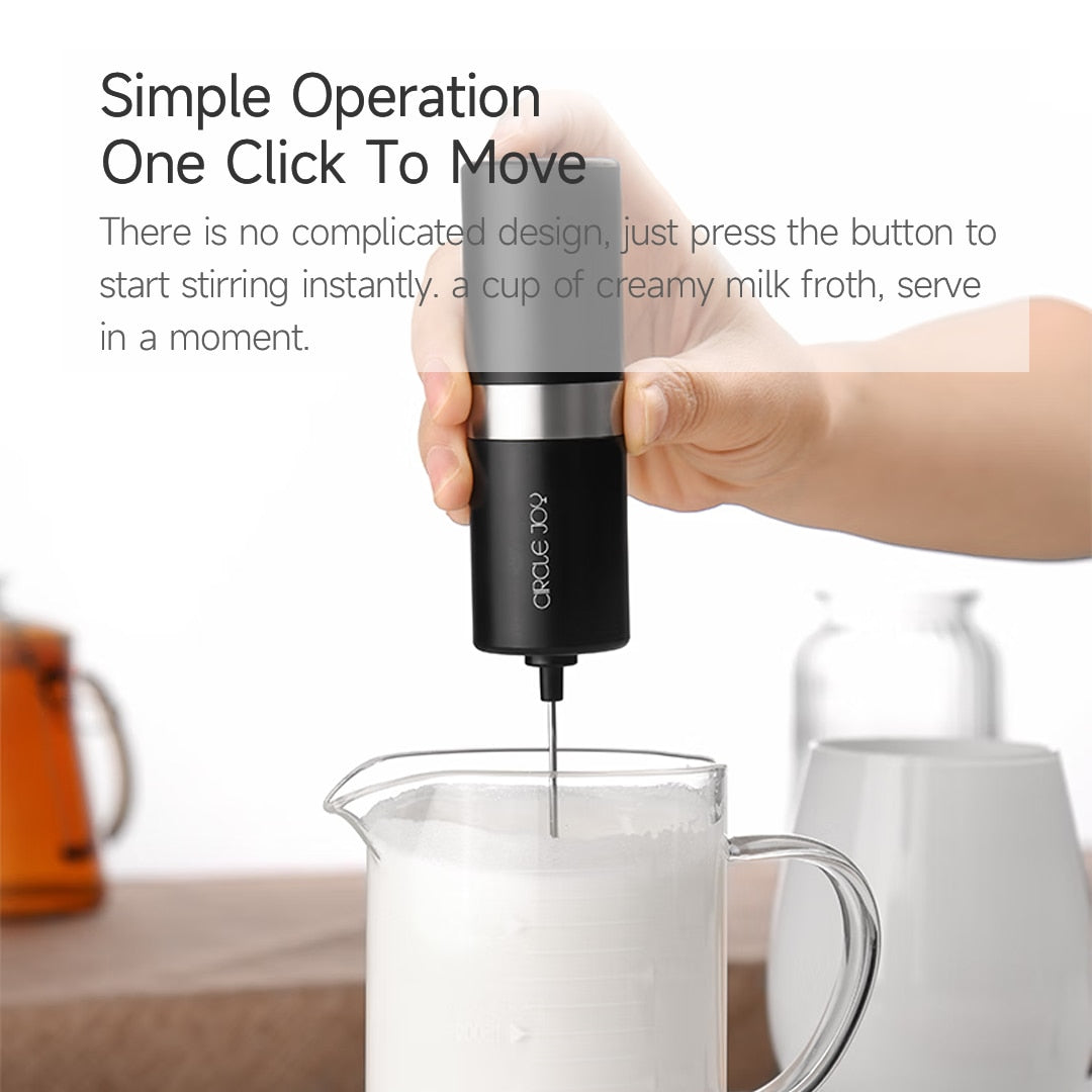 Elektrischer Milchaufschäumer Mini Schäumgerät Kaffeemaker Tragbarer Mixer | Brehn