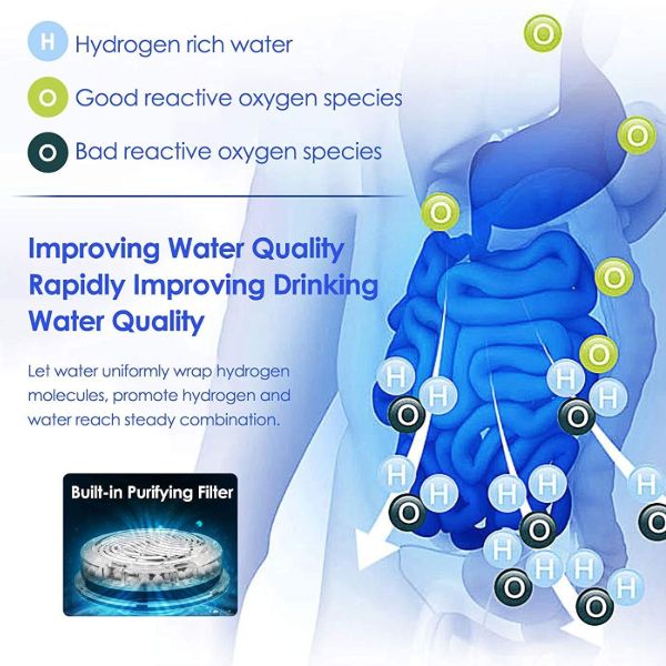 Elektrischer Wasserfilter mit Wasserstoff- und Alkalifunktion – PureFlow