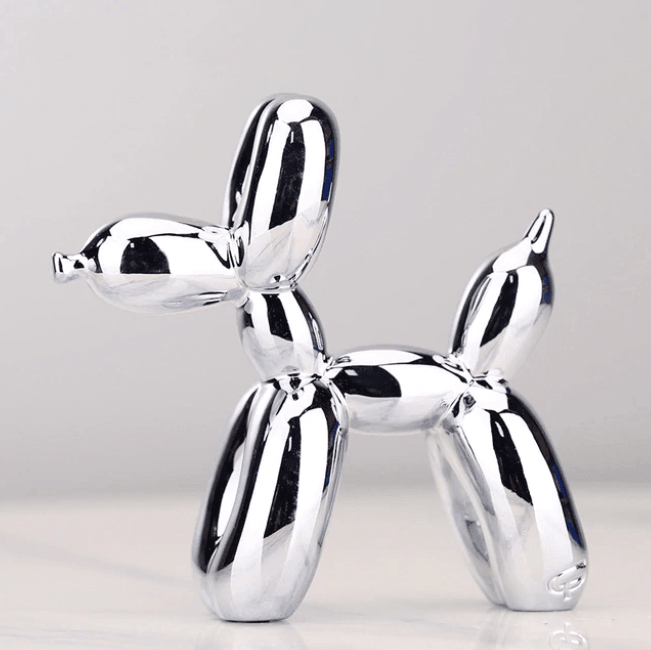 Brehn | Elektroplated Ballonhund Skulptur