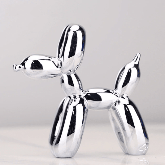 Brehn | Elektroplated Ballonhund Skulptur