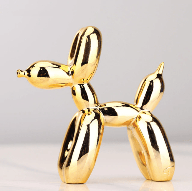 Brehn | Elektroplated Ballonhund Skulptur