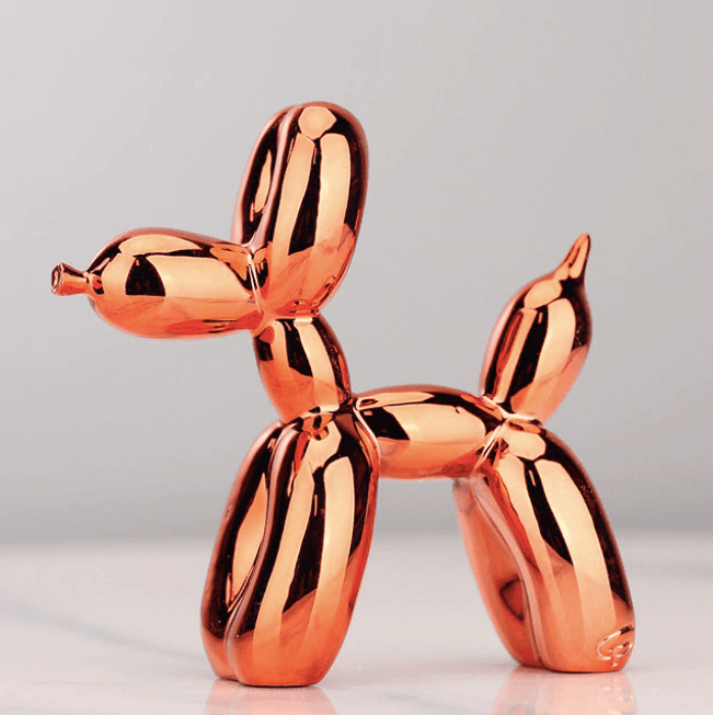 Brehn | Elektroplated Ballonhund Skulptur