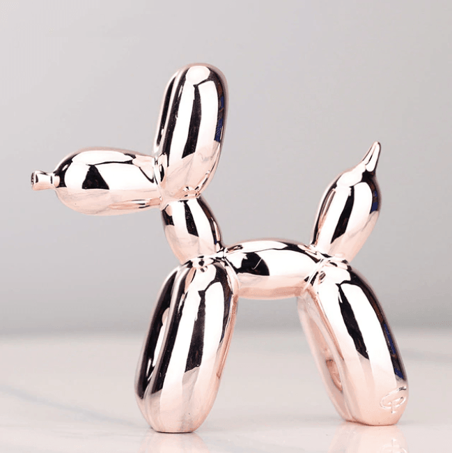 Brehn | Elektroplated Ballonhund Skulptur