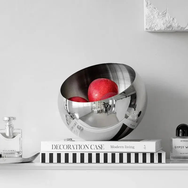 Elegante Edelstahl Obstschale - Modernes umweltfreundliches Design | Brehn