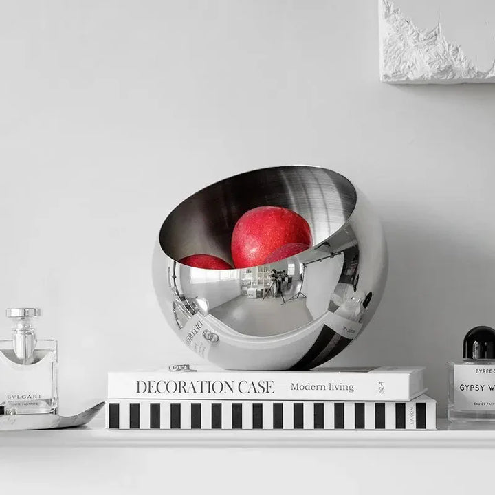 Elegante Edelstahl Obstschale - Modernes umweltfreundliches Design | Brehn