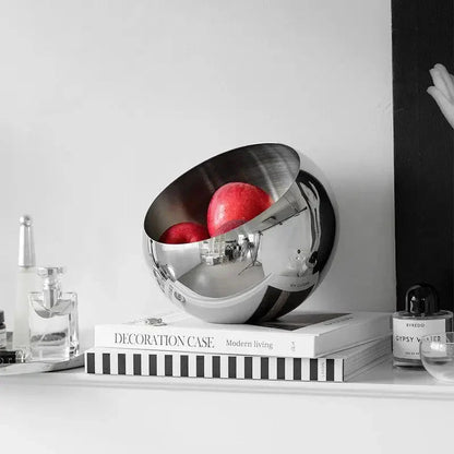 Elegante Edelstahl Obstschale - Modernes umweltfreundliches Design | Brehn
