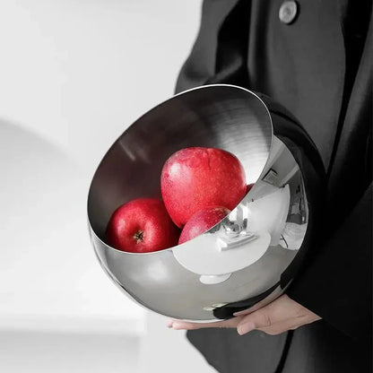 Elegante Edelstahl Obstschale - Modernes umweltfreundliches Design | Brehn