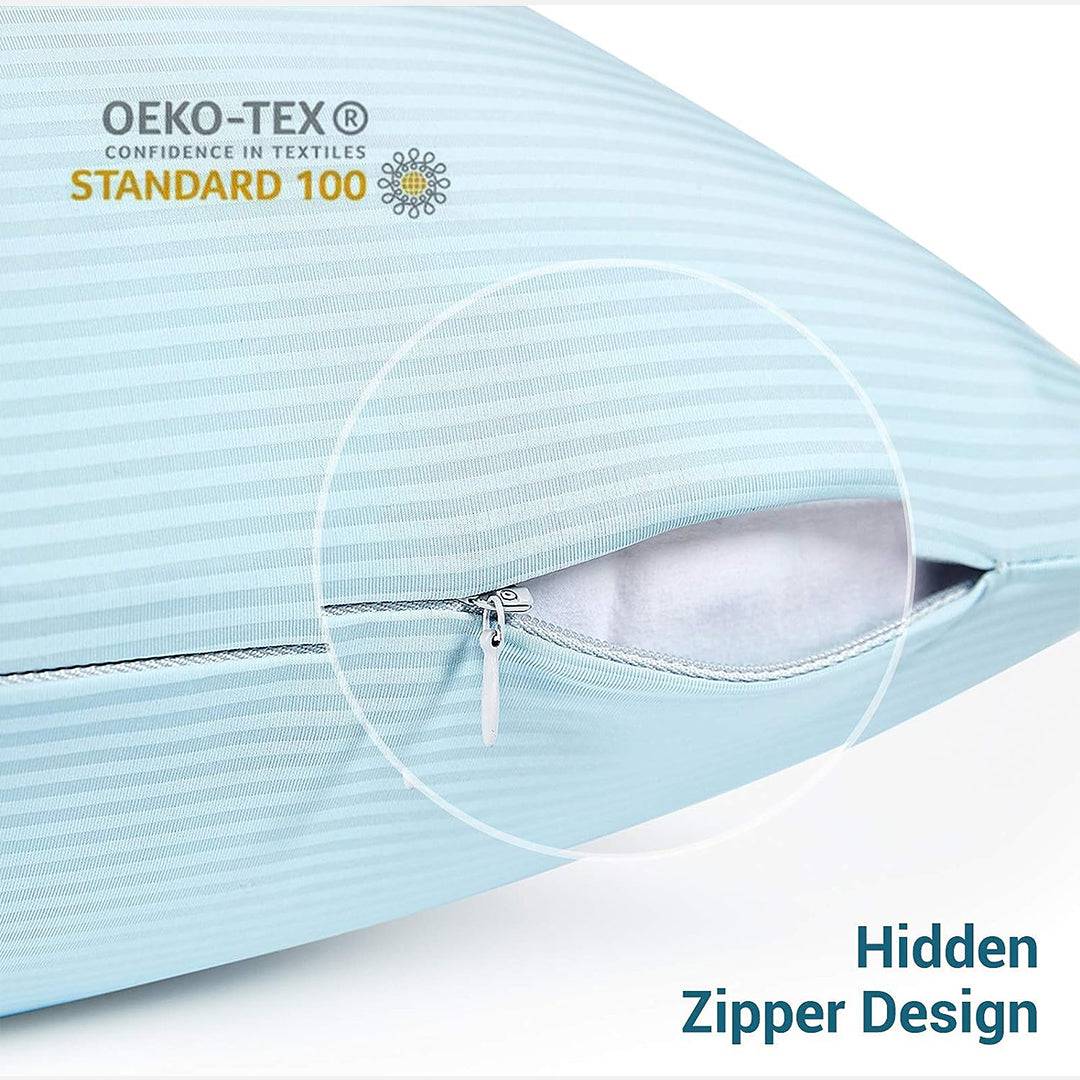Kühlende Kissenbezüge – Elastisches Spandex, Q-Max 0.38, für Standard- und Queen-Größe | Brehn