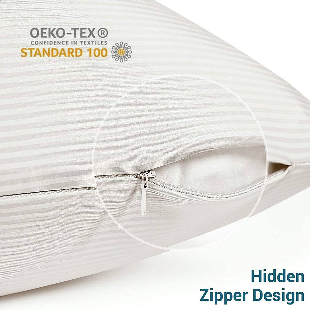 Kühlende Kissenbezüge – Elastisches Spandex, Q-Max 0.38, für Standard- und Queen-Größe | Brehn