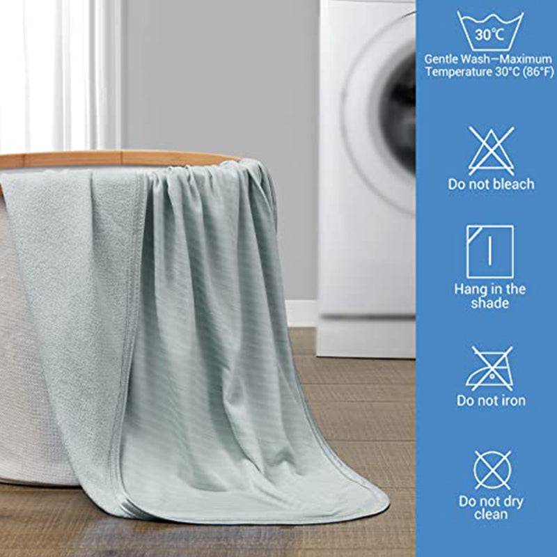 Cool Fiber Q-Max 0.4 Doppelseitige Eis-Seide Kühldecke – Grau | Brehn