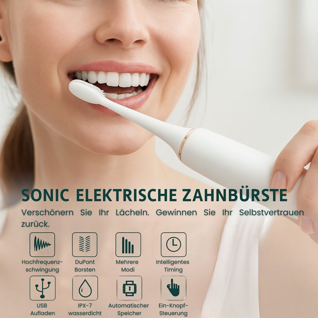 Elektrische Schallzahnbürste mit 6 Modi | Brehn