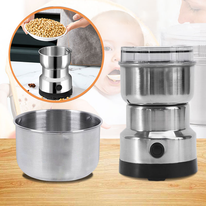 KeukenMaestro Lebensmittelmühle – Elektrische Gewürz- und Kaffeemühle 300 ml | Brehn