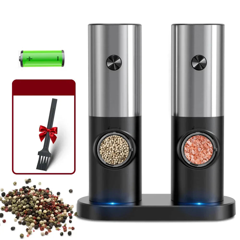 Brehn | Elektrisches Pfeffer- und Salzmühlen-Set - SpiceLite