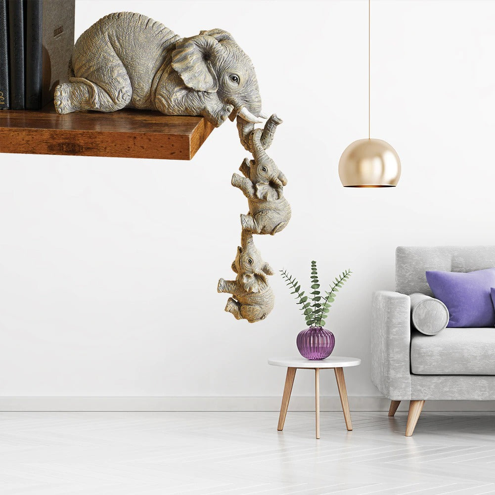 Brehn | Künstlerische Elefant-Figur in 3 Teilen