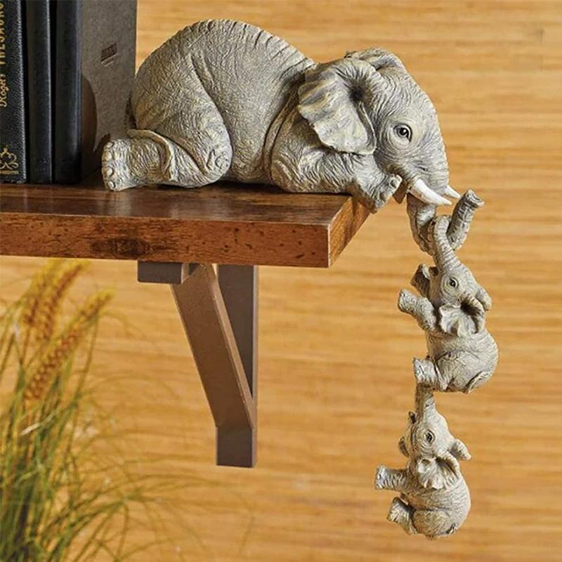 Brehn | Künstlerische Elefant-Figur in 3 Teilen