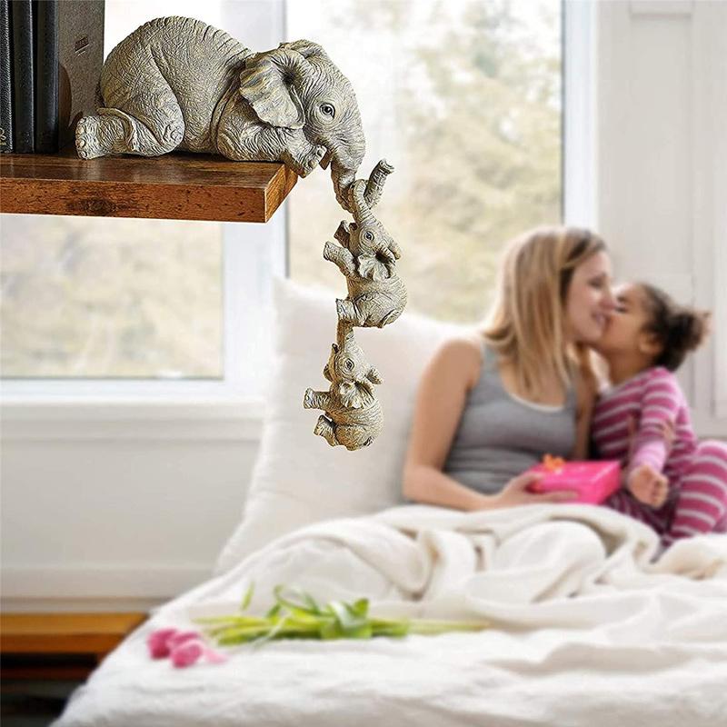 Brehn | Künstlerische Elefant-Figur in 3 Teilen
